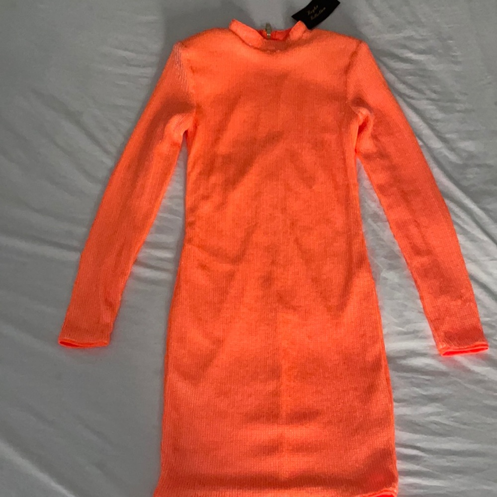 orange dress size m